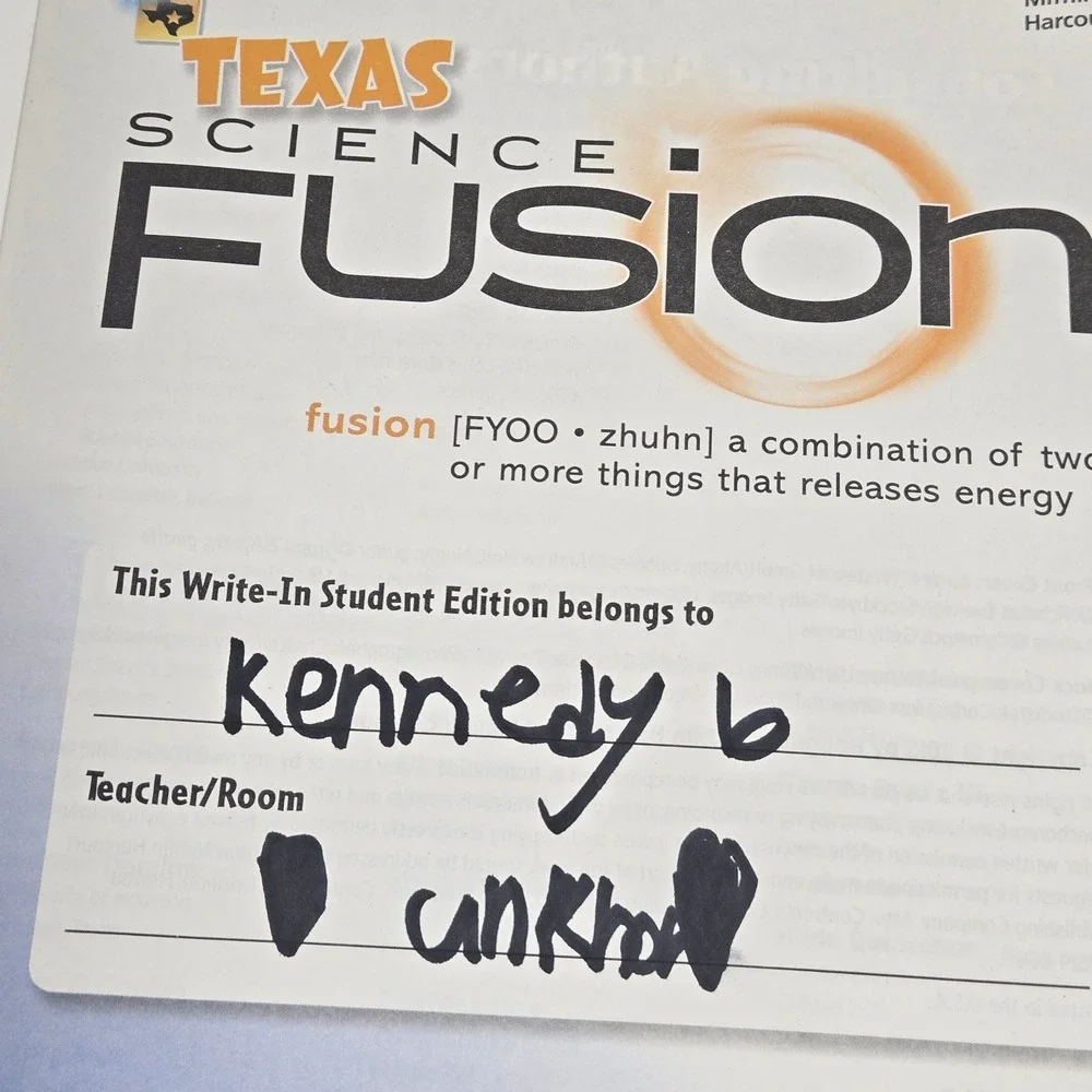 Houghton Mifflin Harcourt Texas Science Fusion Grade 2 Student Edition Workbook